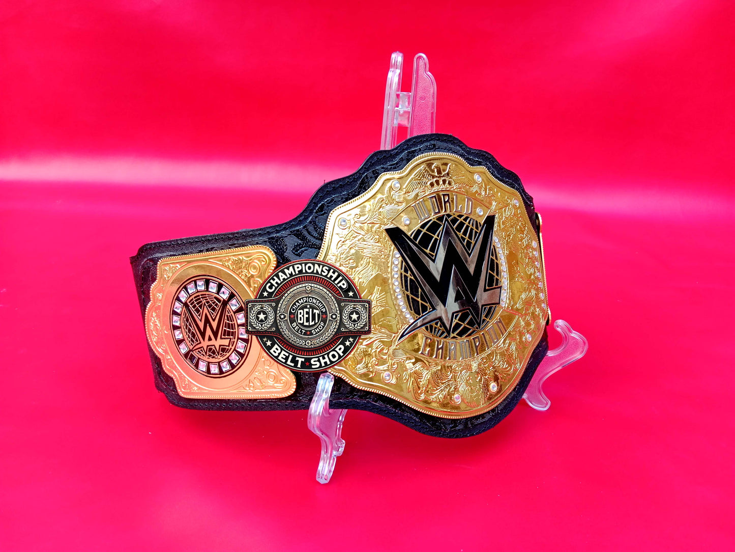WWE World Heavyweight Black Strap Championship Title Belt