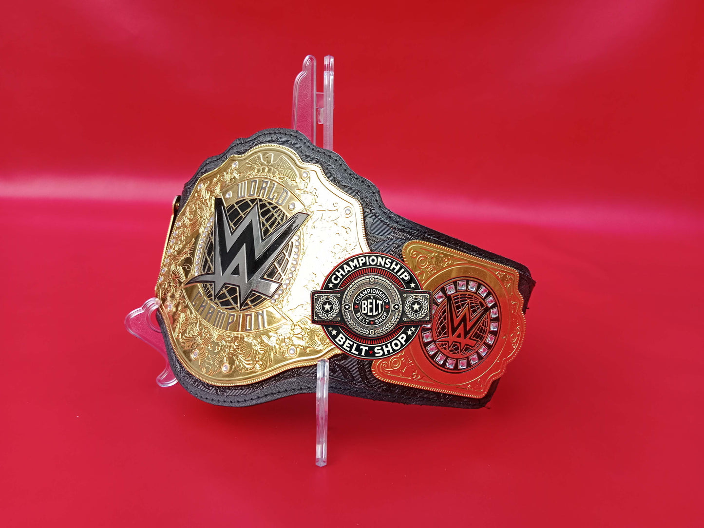 WWE World Heavyweight Black Strap Championship Title Belt