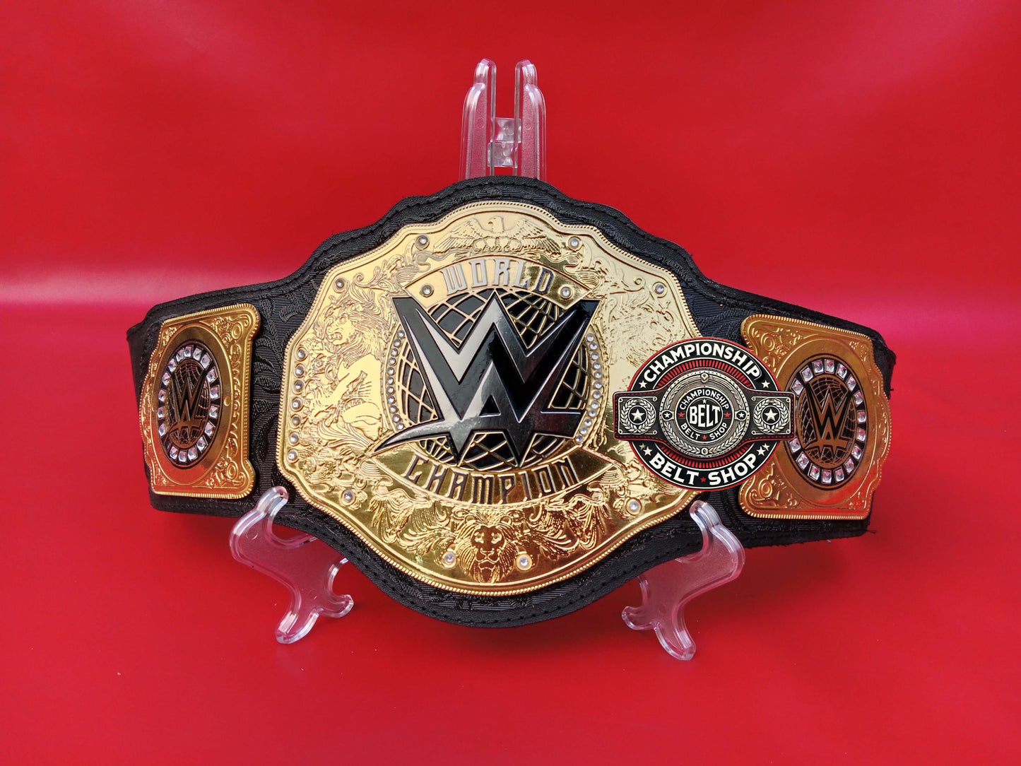 WWE World Heavyweight Black Strap Championship Title Belt