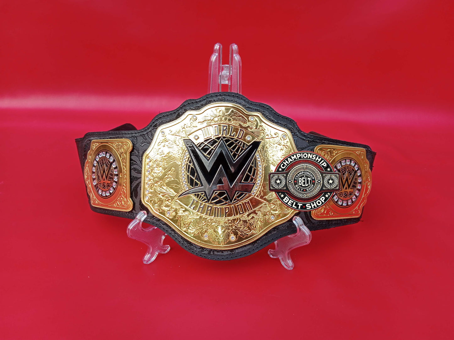 WWE World Heavyweight Black Strap Championship Title Belt