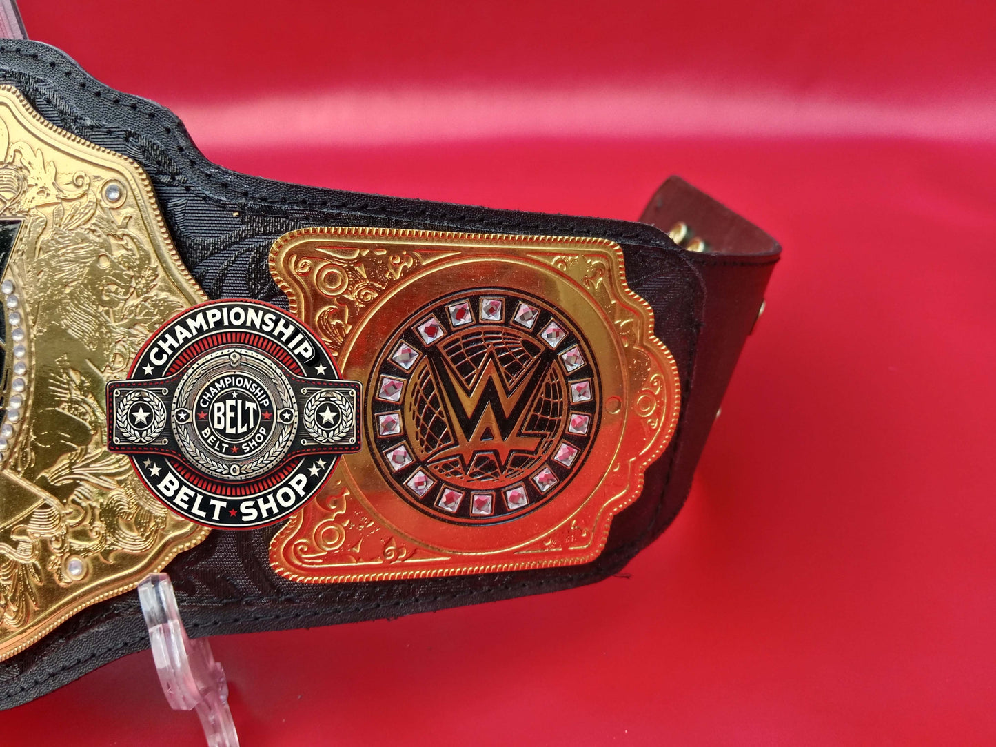 WWE World Heavyweight Black Strap Championship Title Belt