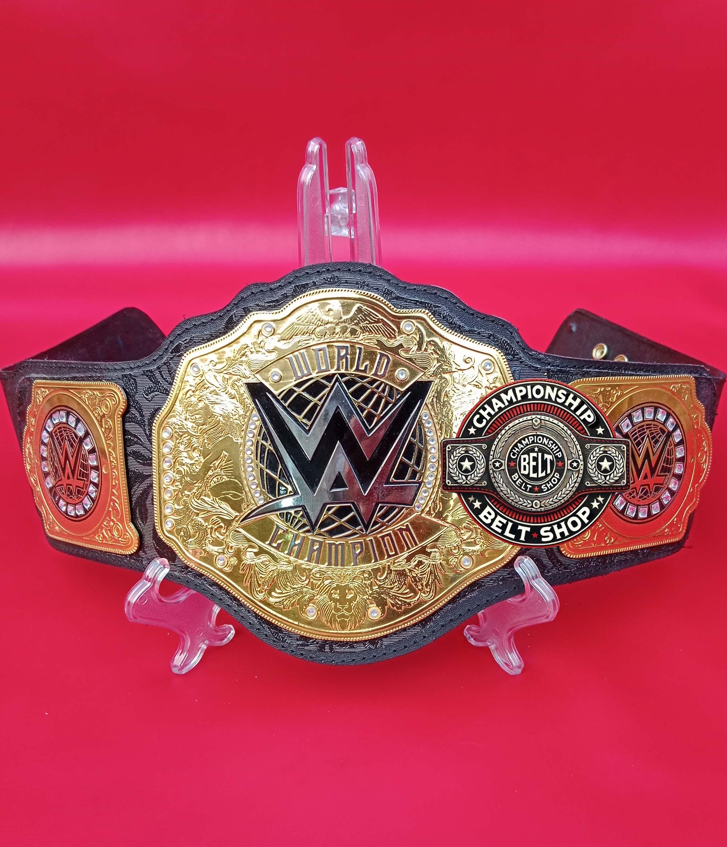 WWE World Heavyweight Black Strap Championship Title Belt
