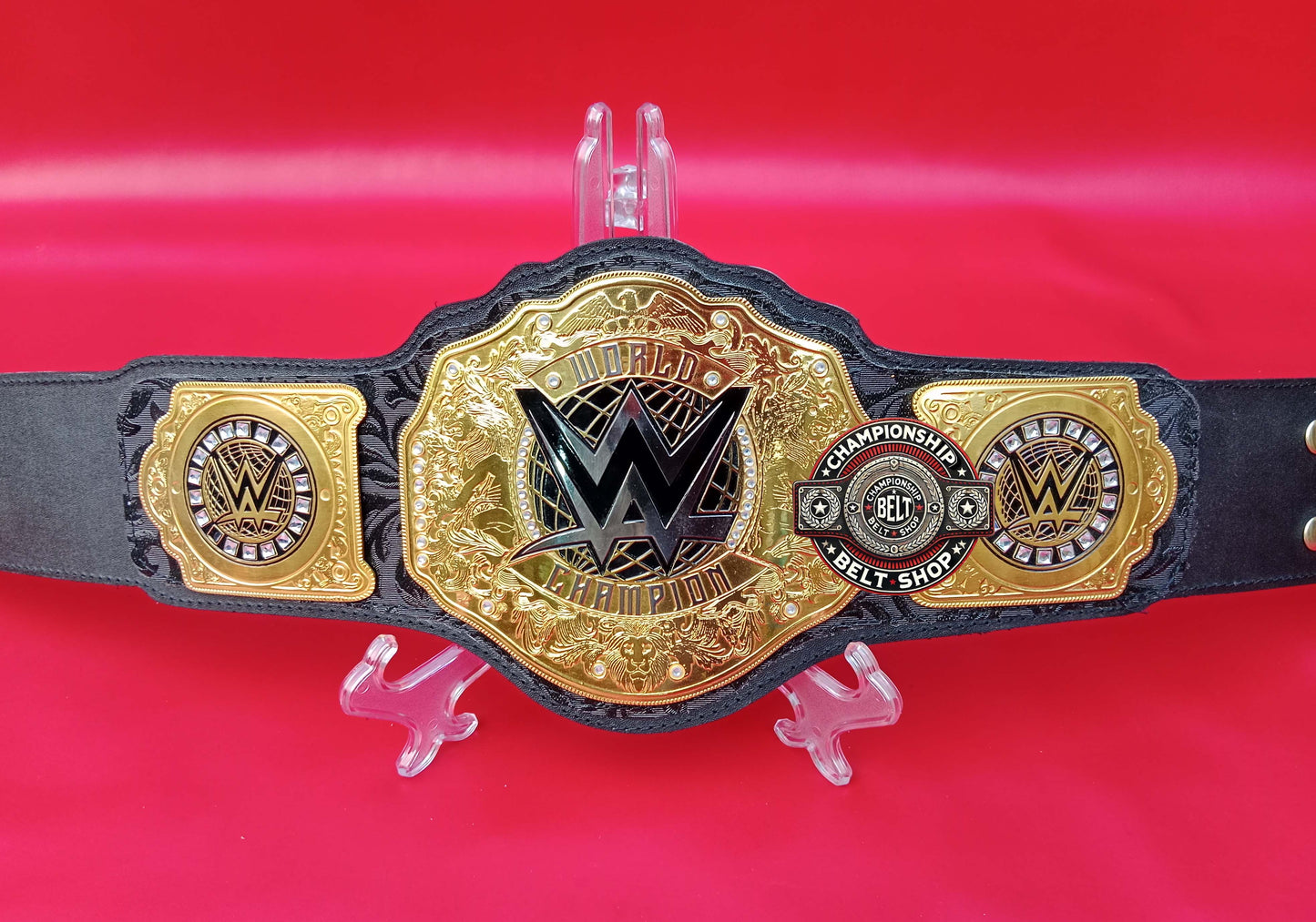 WWE World Heavyweight Black Strap Championship Title Belt