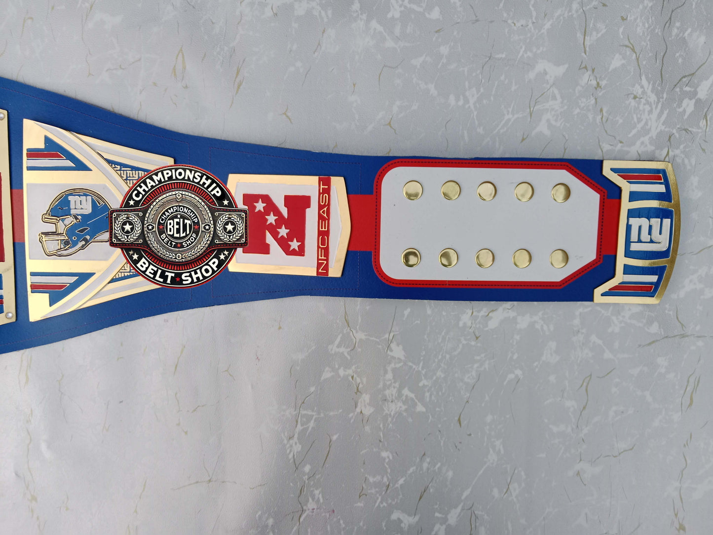 WWE NFL New York Giants Championship Title Belt