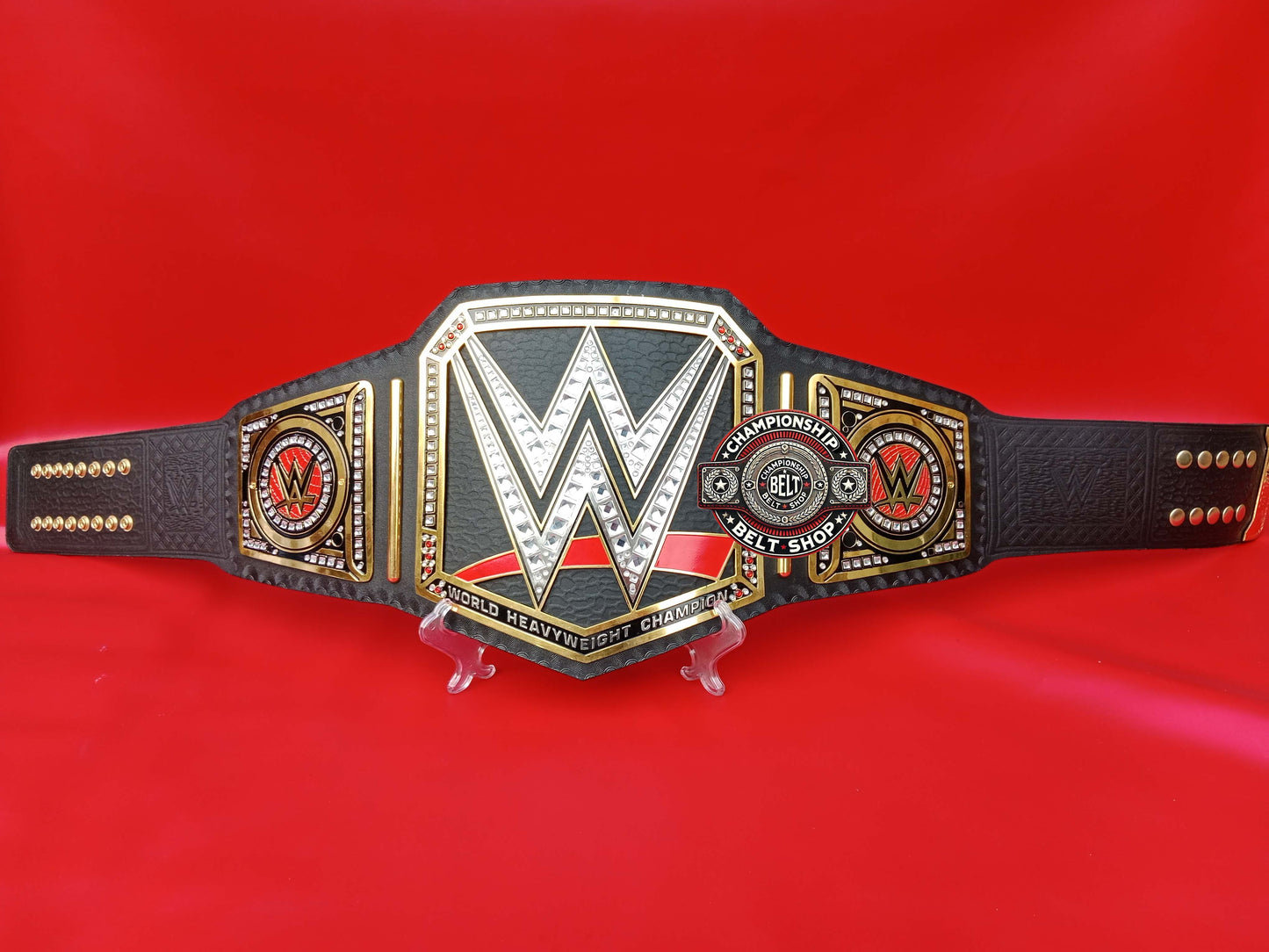 WWE Old Black Heavyweight Championship Title Belt
