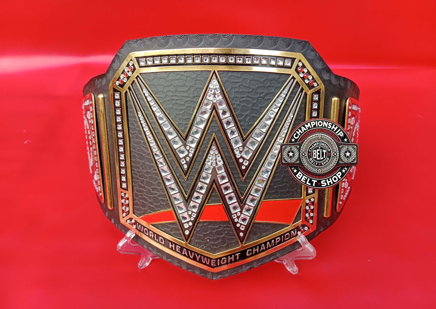 WWE Old Black Heavyweight Championship Title Belt