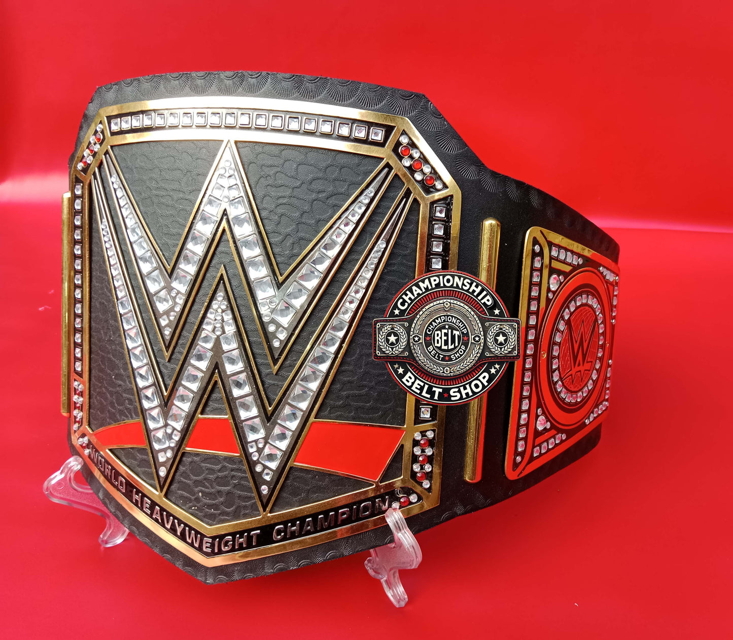 WWE Old Black Heavyweight Championship Title Belt