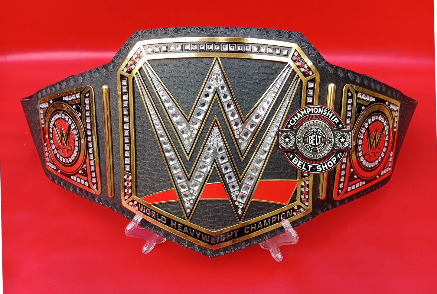WWE Old Black Heavyweight Championship Title Belt