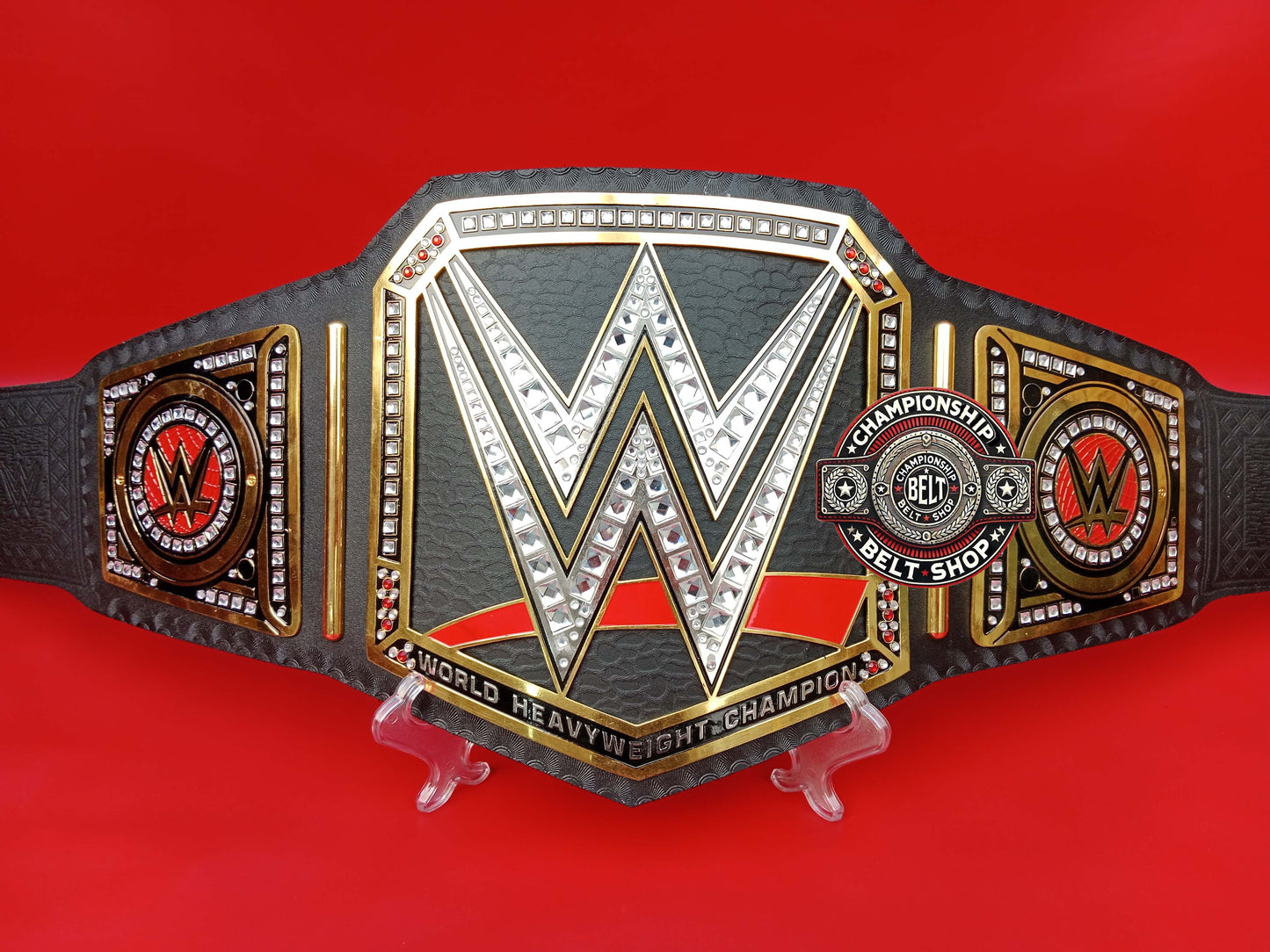 WWE Old Black Heavyweight Championship Title Belt