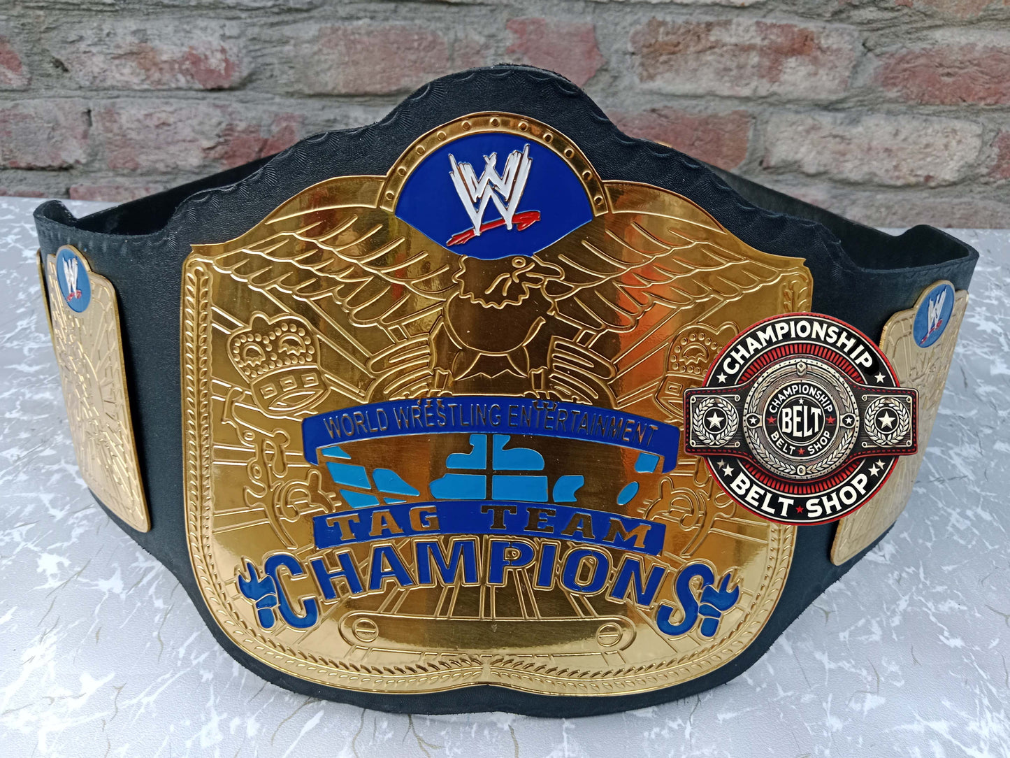 WWE Tag Team World Wrestling Fedration Championship Title Belt