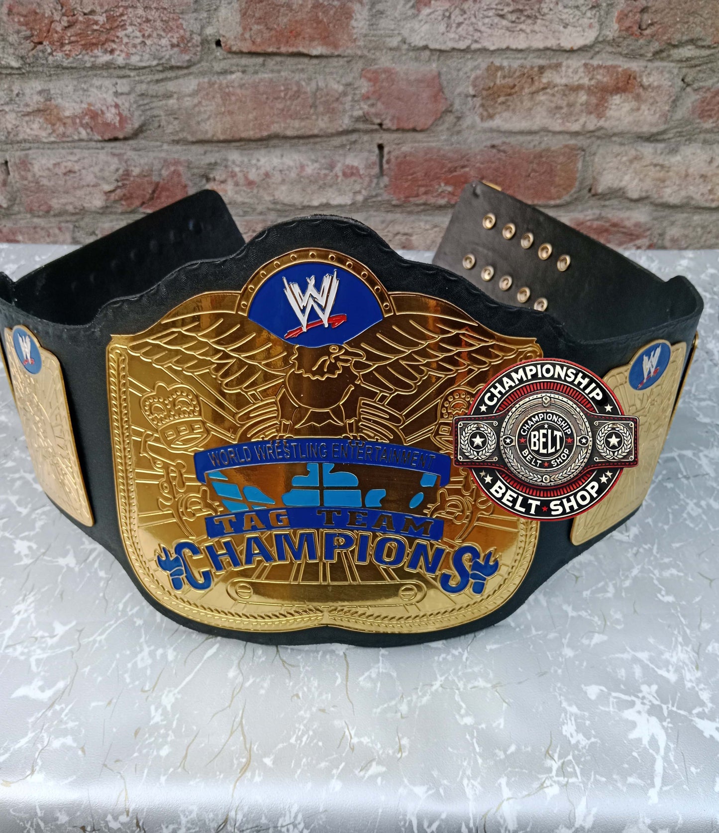 WWE Tag Team World Wrestling Fedration Championship Title Belt