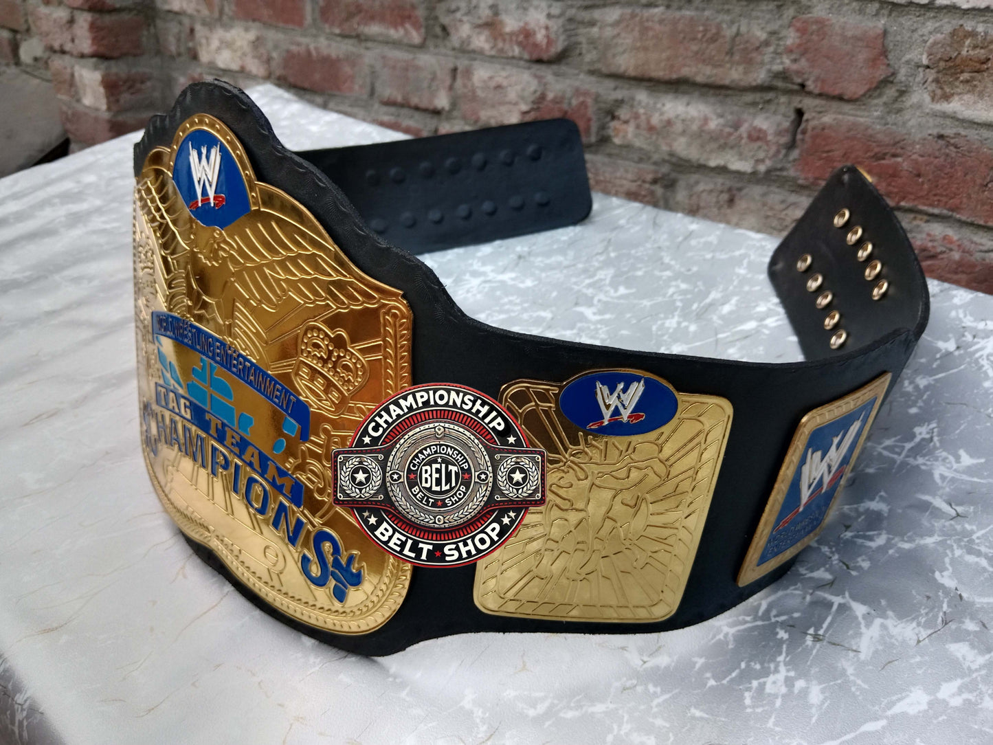 WWE Tag Team World Wrestling Fedration Championship Title Belt