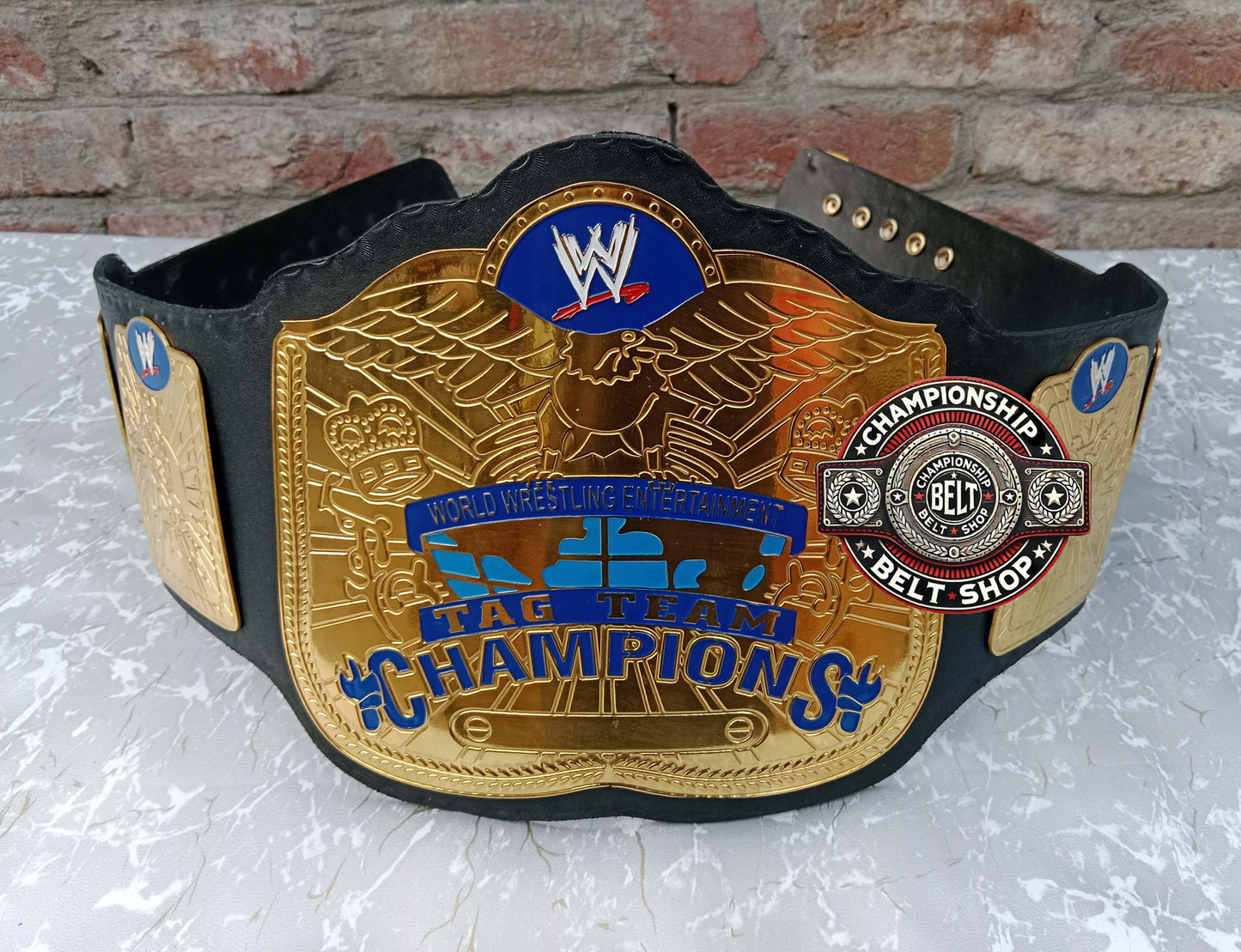 WWE Tag Team World Wrestling Fedration Championship Title Belt
