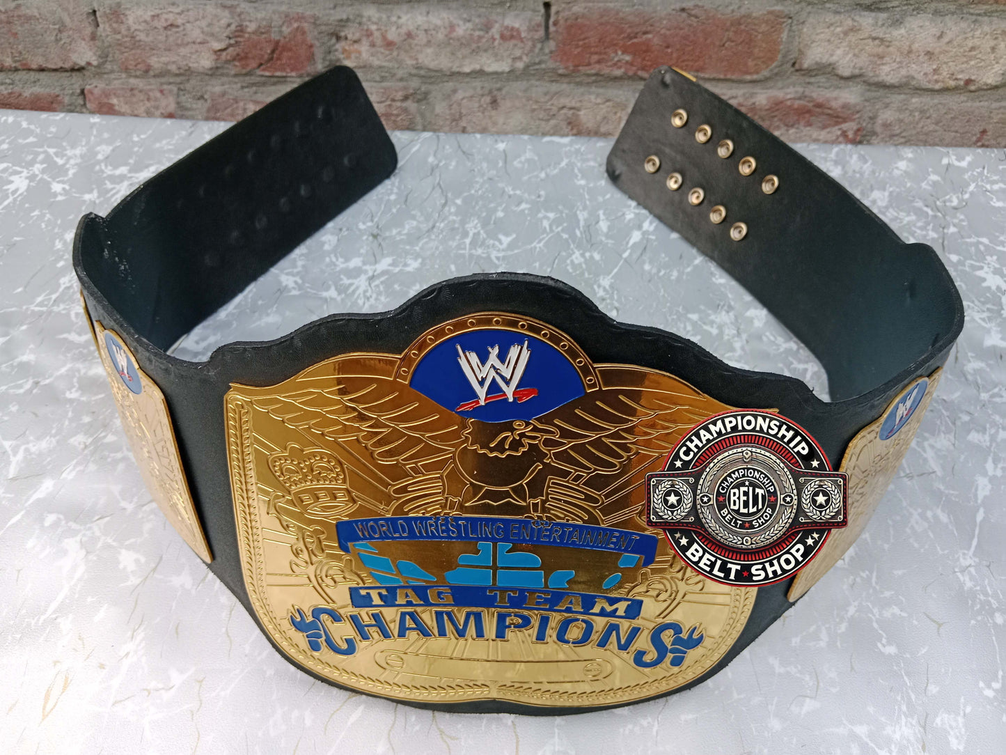 WWE Tag Team World Wrestling Fedration Championship Title Belt
