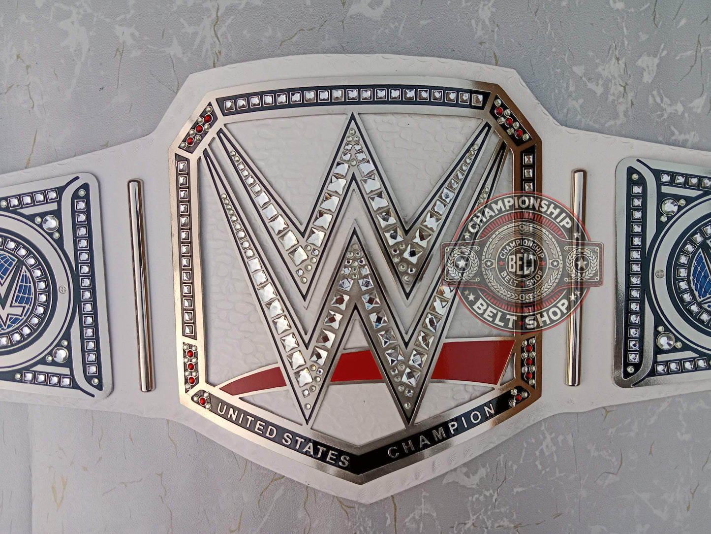 WWE White Strap Universal Championship Title Belt