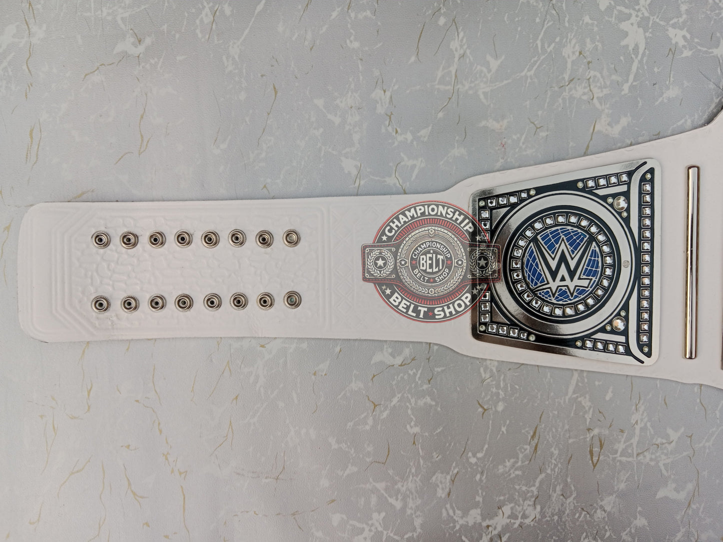WWE White Strap Universal Championship Title Belt