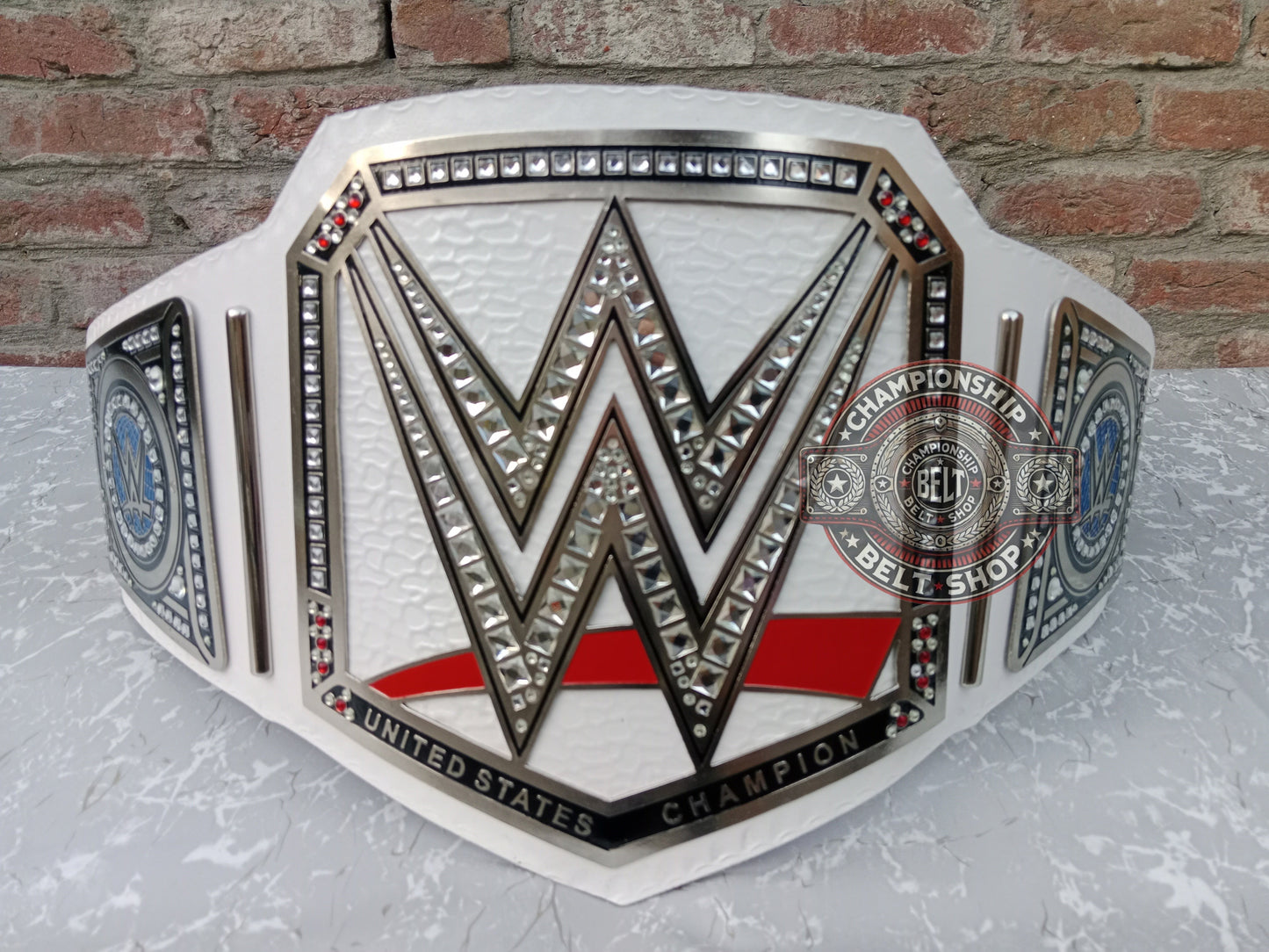 WWE White Strap Universal Championship Title Belt