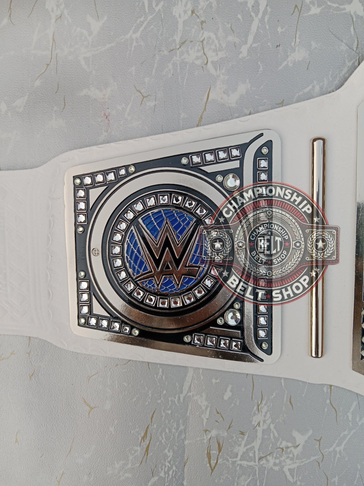 WWE White Strap Universal Championship Title Belt