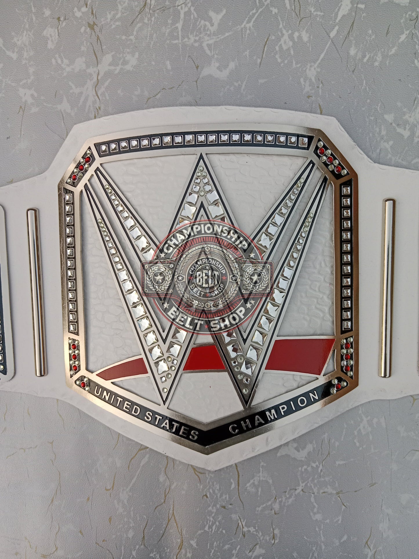 WWE White Strap Universal Championship Title Belt