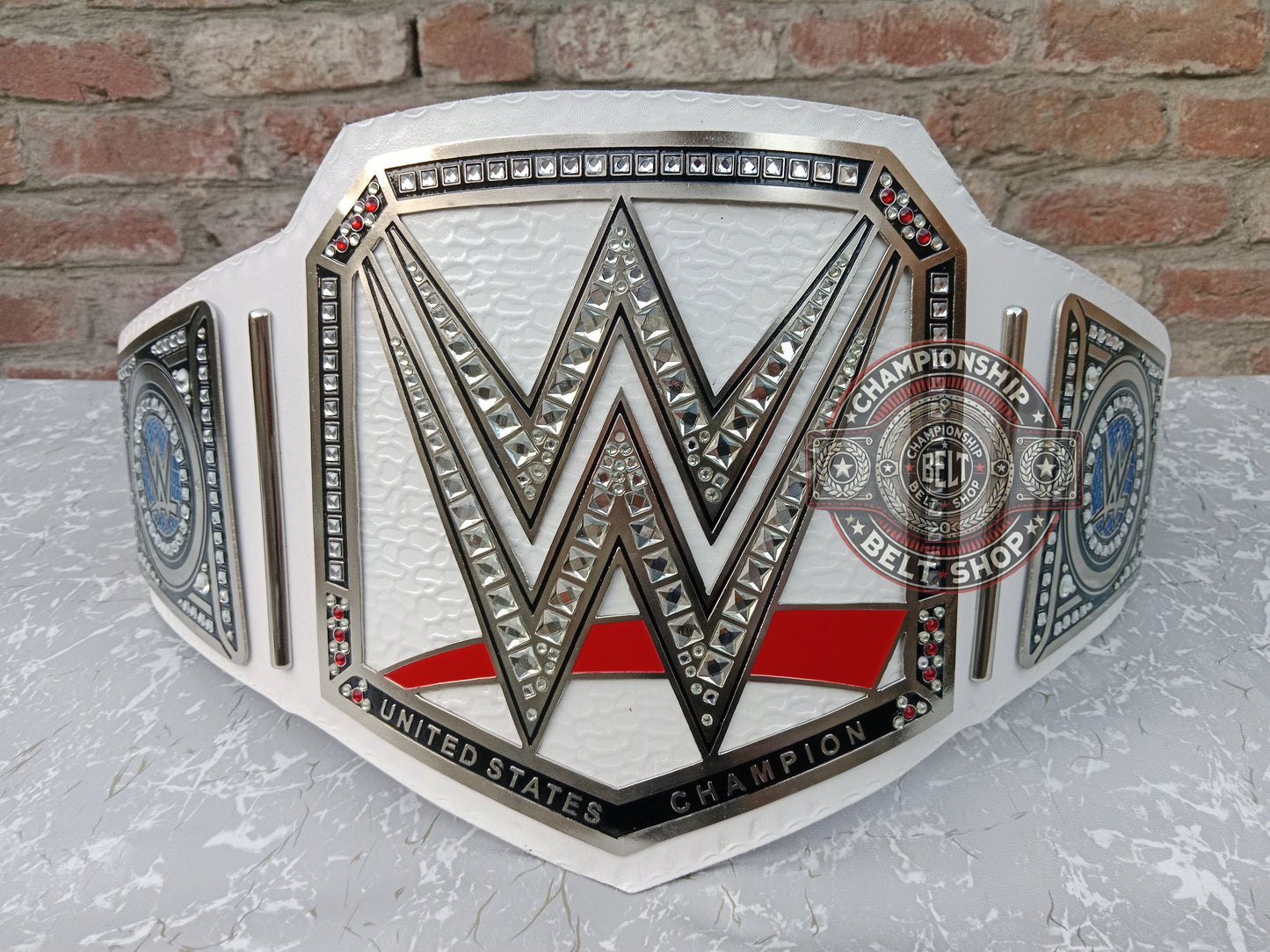 WWE White Strap Universal Championship Title Belt