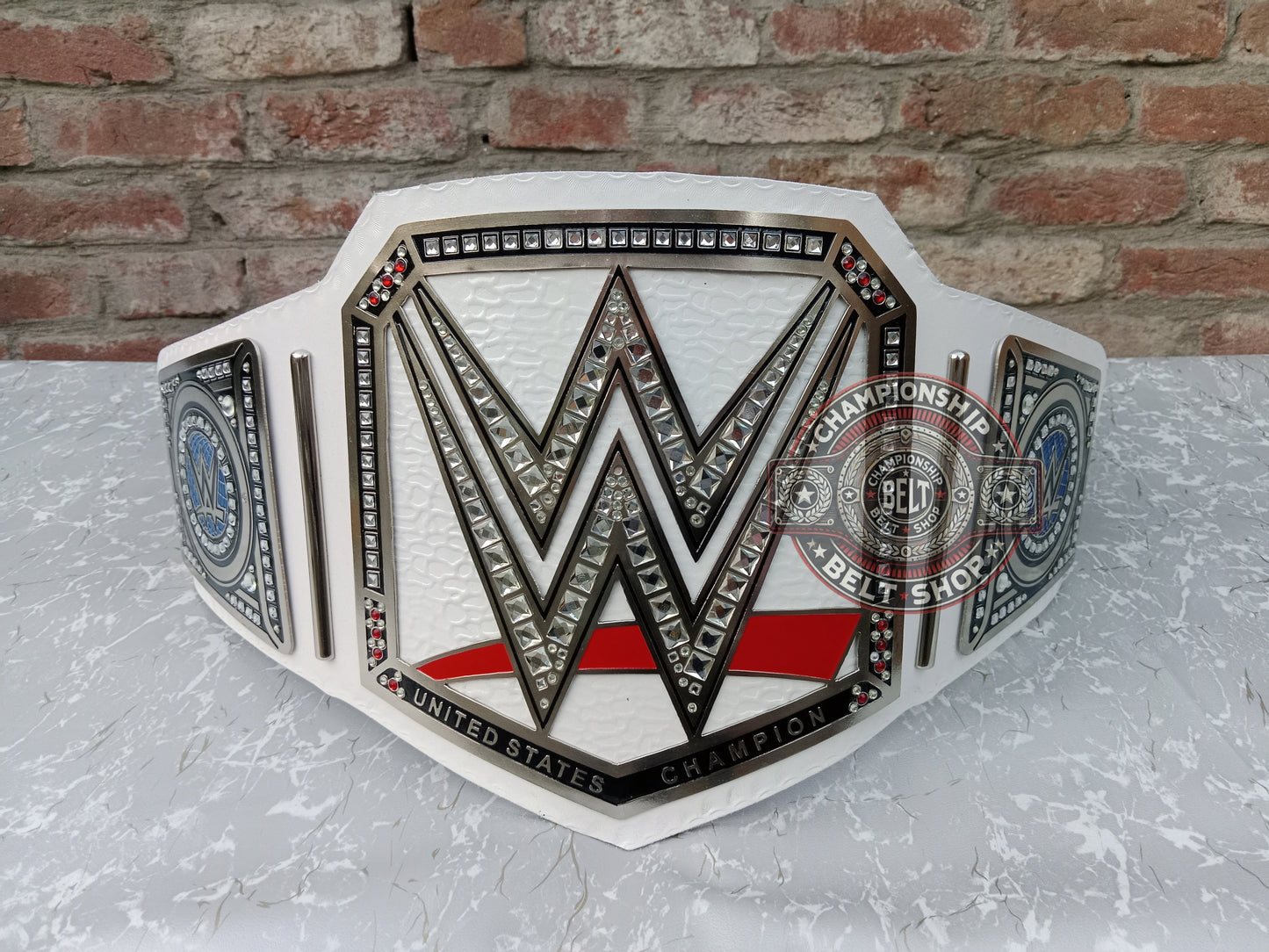 WWE White Strap Universal Championship Title Belt