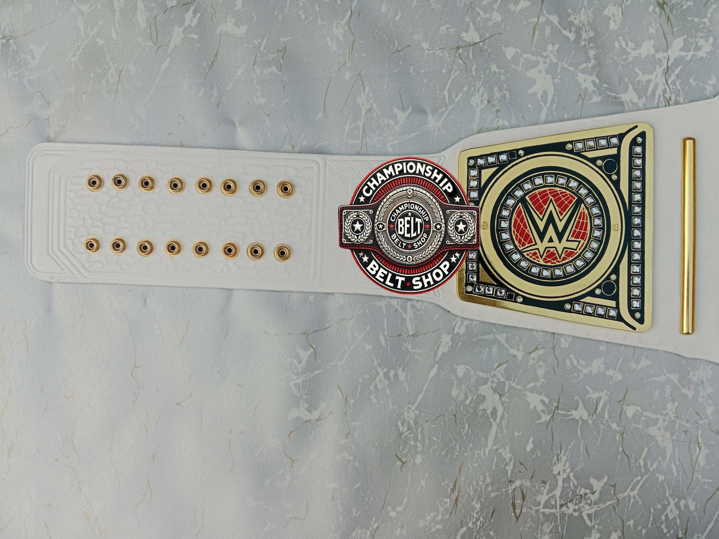 WWE Womens White Undisputed Championship Title Belt