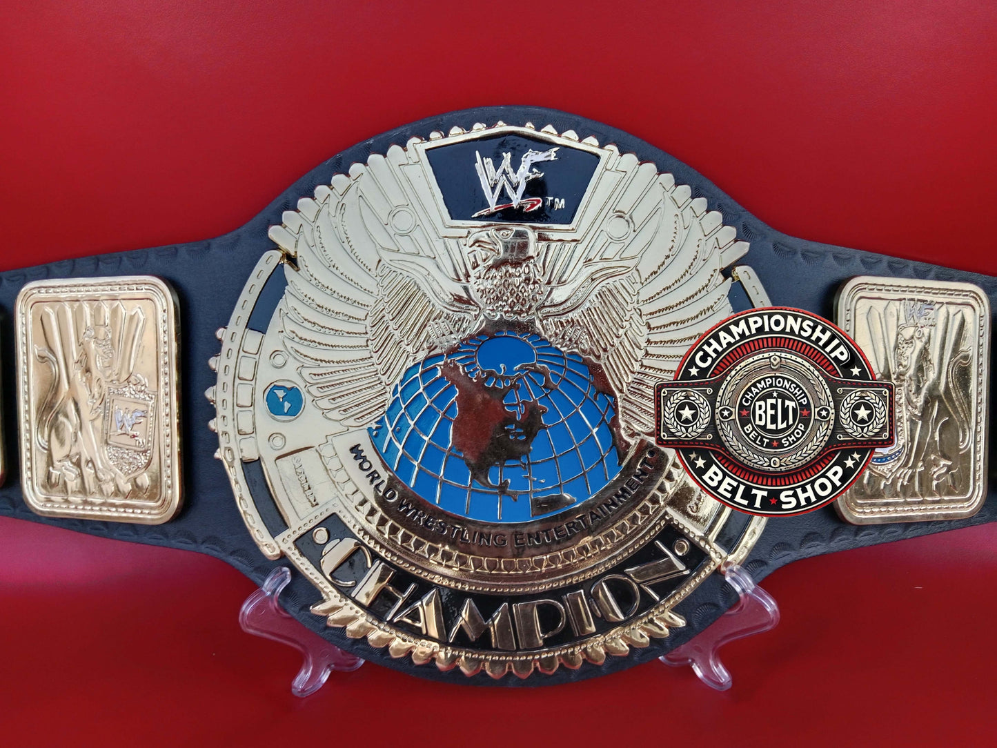 WWF Die Cast Big Eagle Championship Title Belt