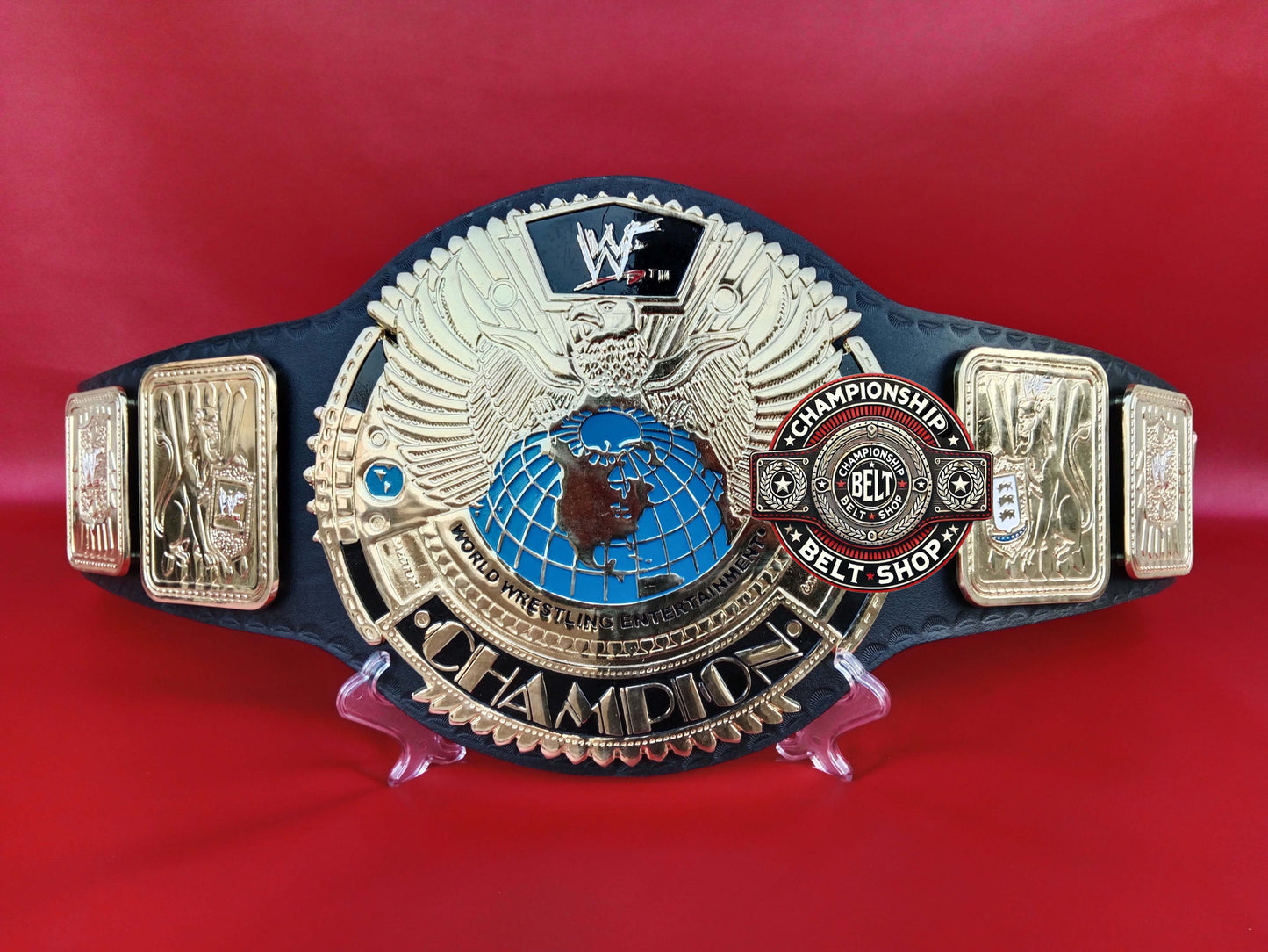 WWF Die Cast Big Eagle Championship Title Belt