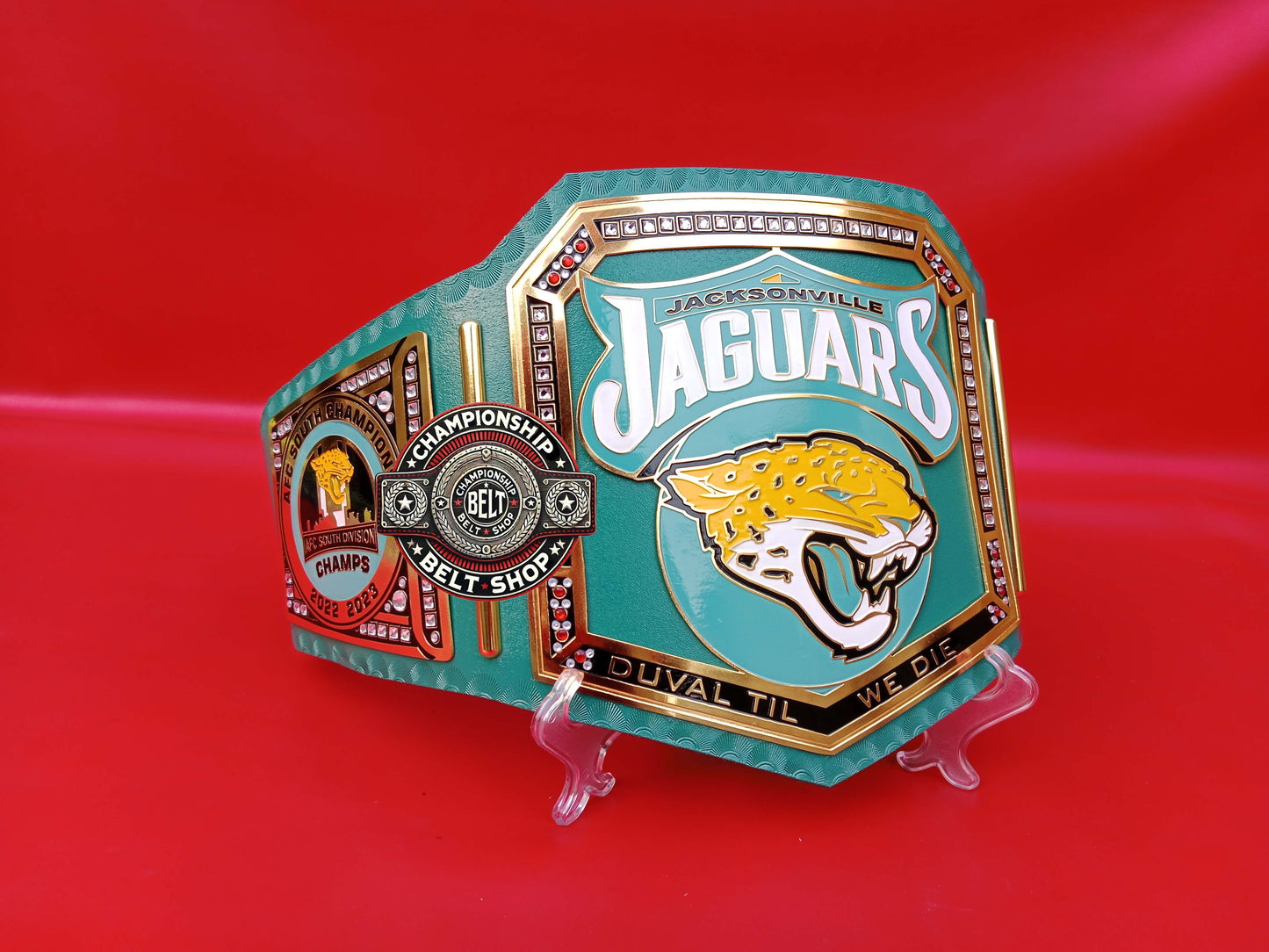 Jacksonville Jaguars WWE NFL Championship Title Belt