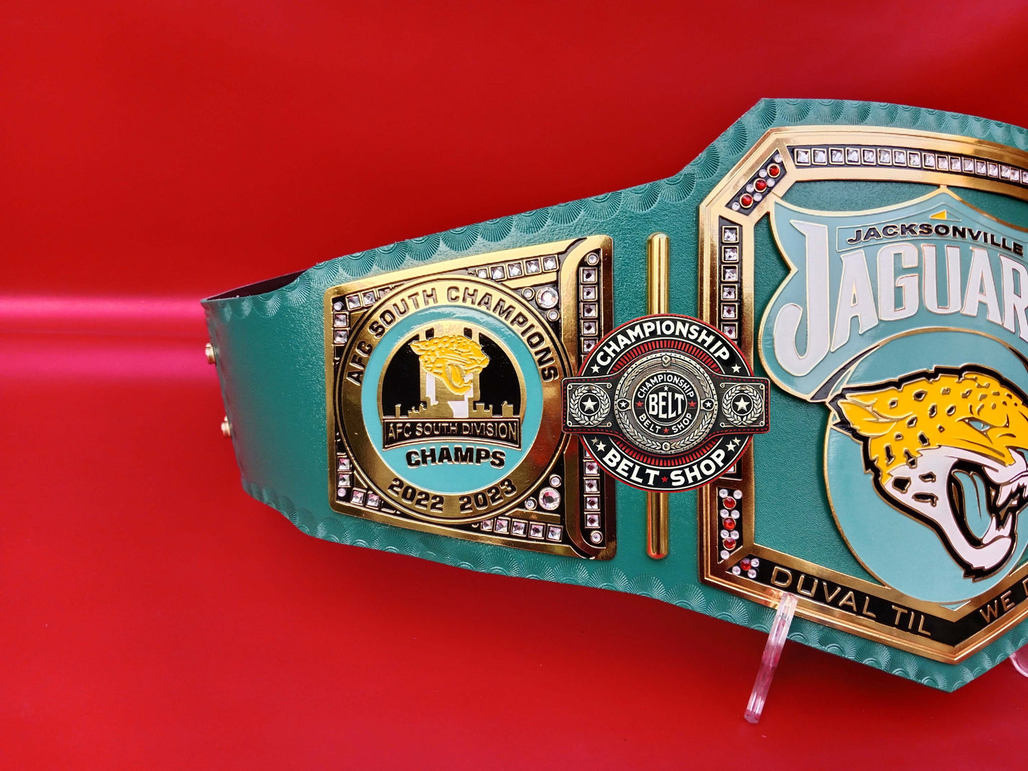 Jacksonville Jaguars WWE NFL Championship Title Belt