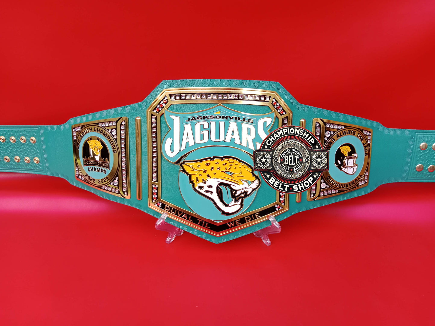 Jacksonville Jaguars WWE NFL Championship Title Belt