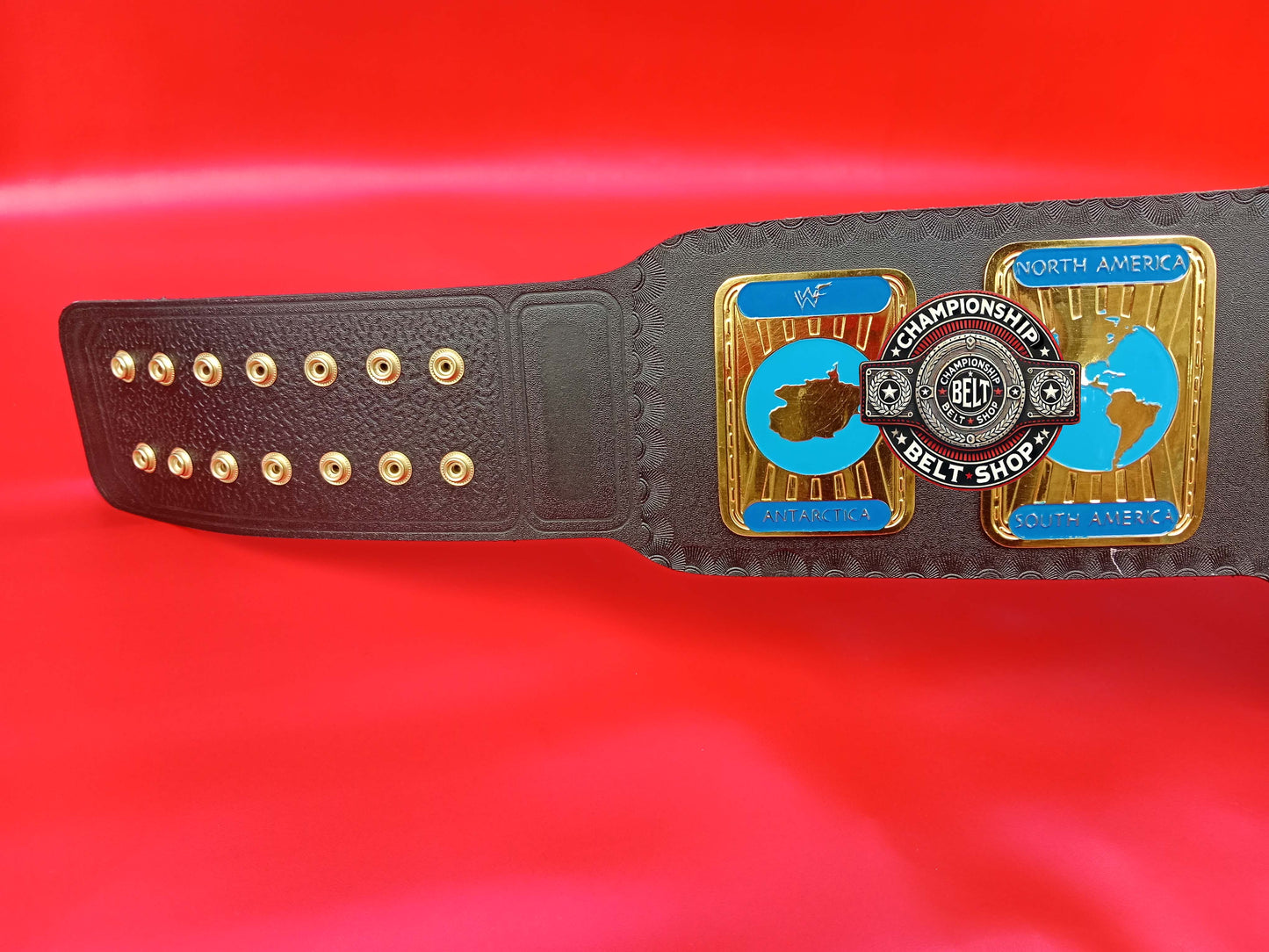 WWF Oval IC Intercontinental Championship Title Belt