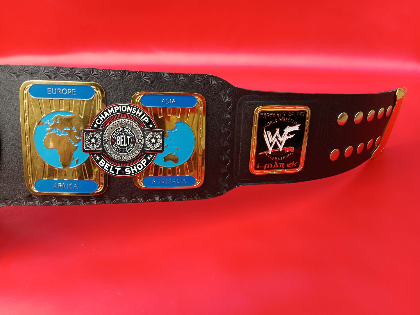 WWF Oval IC Intercontinental Championship Title Belt