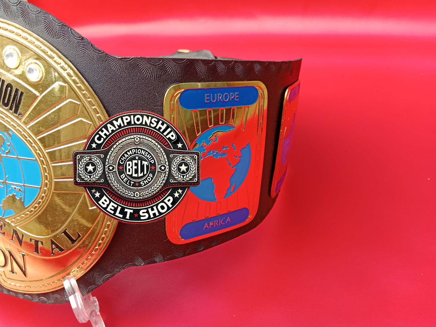 WWF Oval IC Intercontinental Championship Title Belt