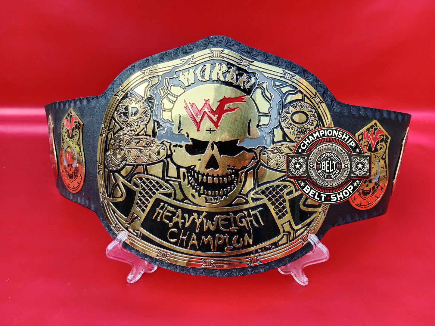 WWF Smoking Skull Championship Title Belt