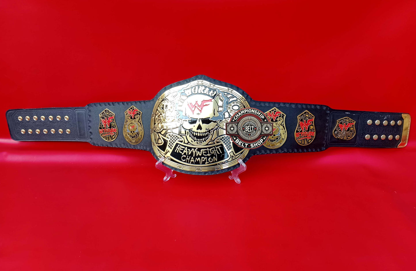 WWF Smoking Skull Championship Title Belt