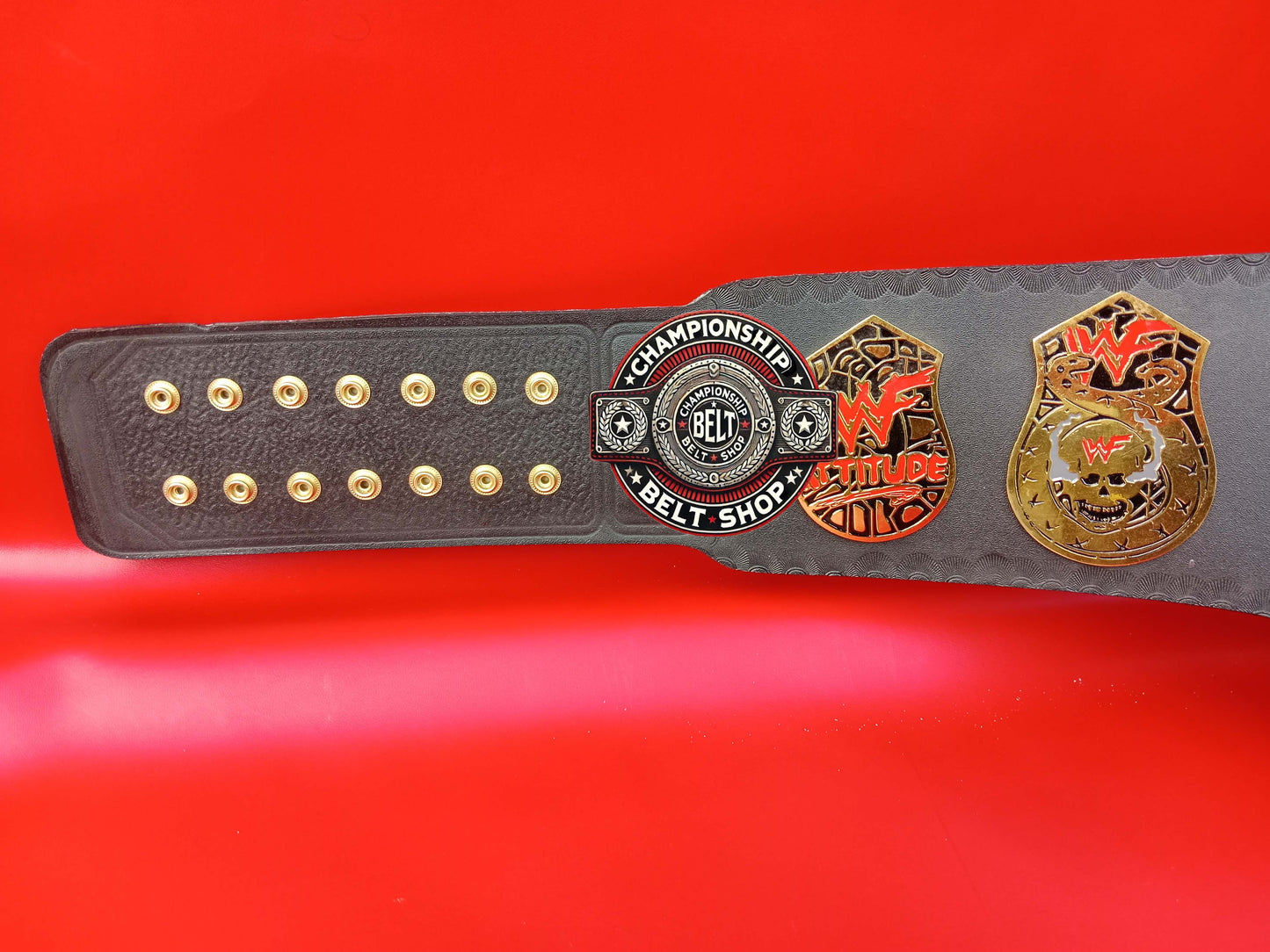 WWF Smoking Skull Championship Title Belt