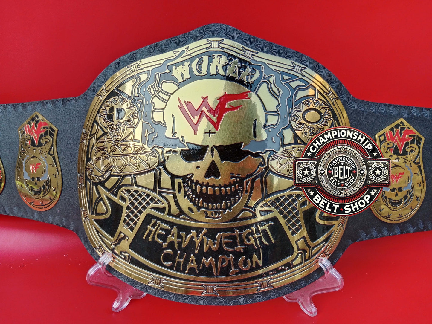 WWF Smoking Skull Championship Title Belt