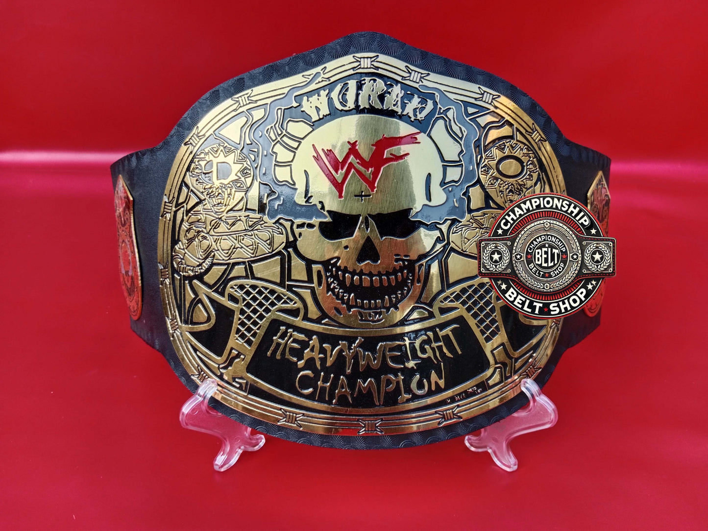 WWF Smoking Skull Championship Title Belt