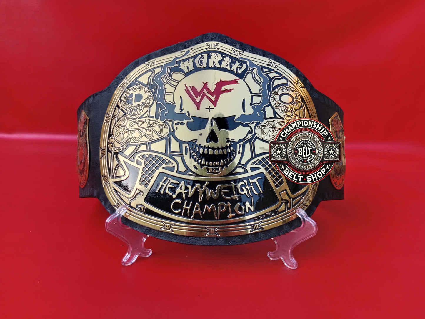 WWF Smoking Skull Championship Title Belt