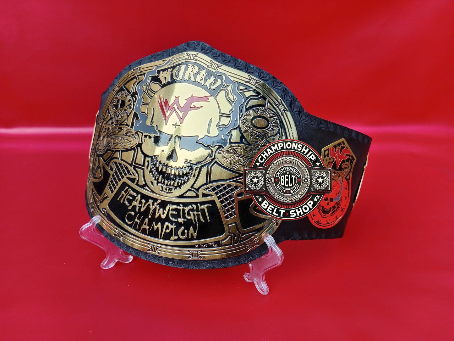 WWF Smoking Skull Championship Title Belt