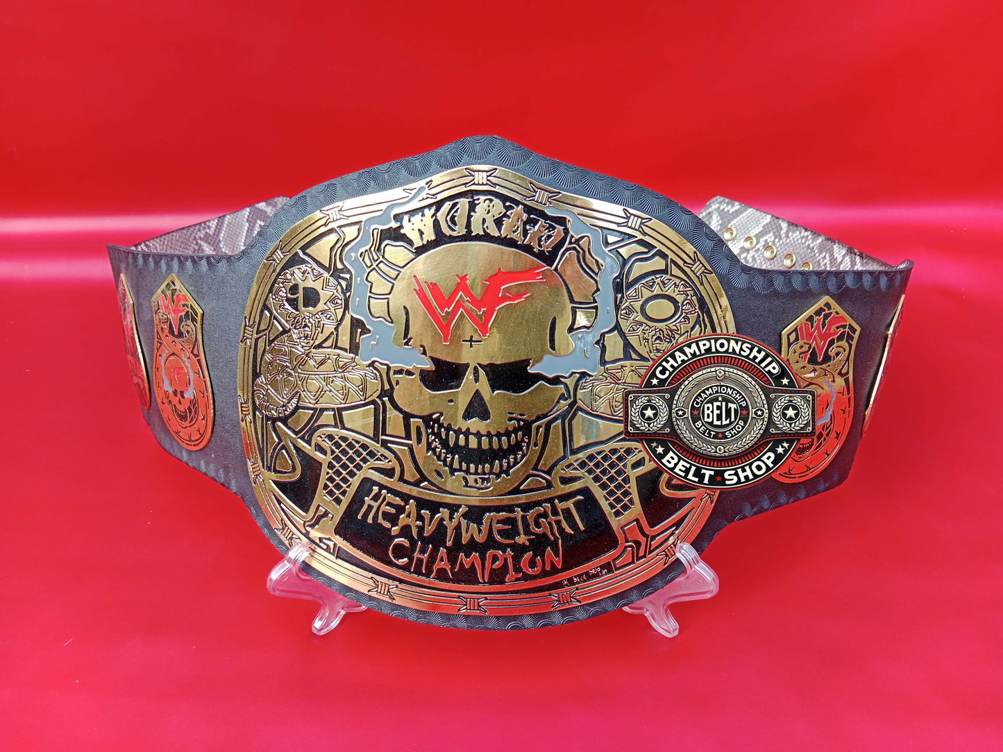WWF Smoking Skull Championship Title Belt
