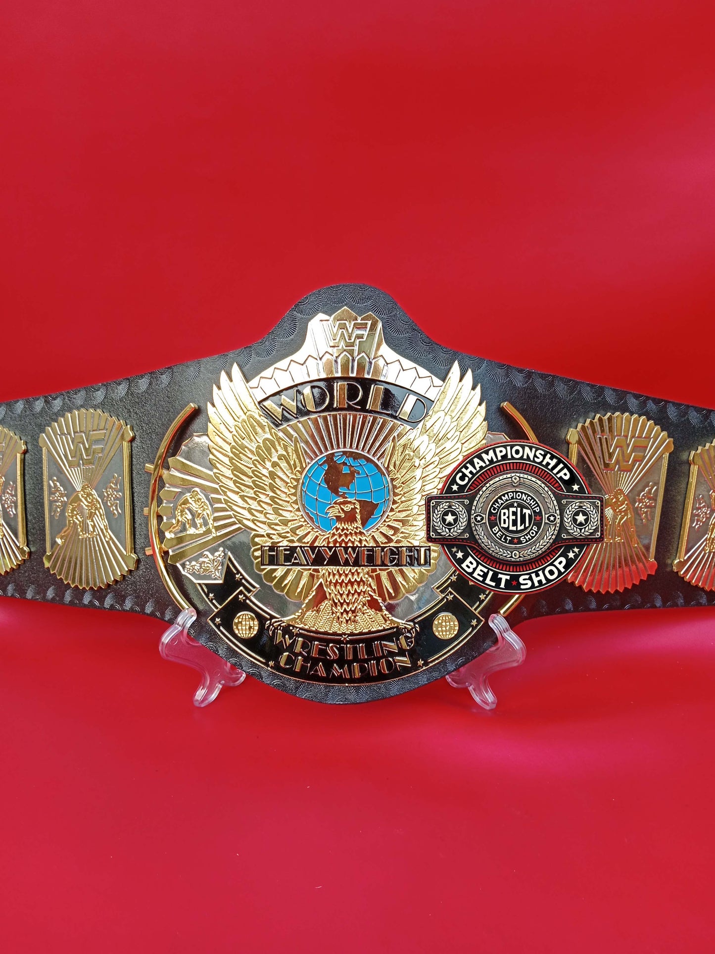 WWF Winged Eagle Championship Wrestling Title Belt