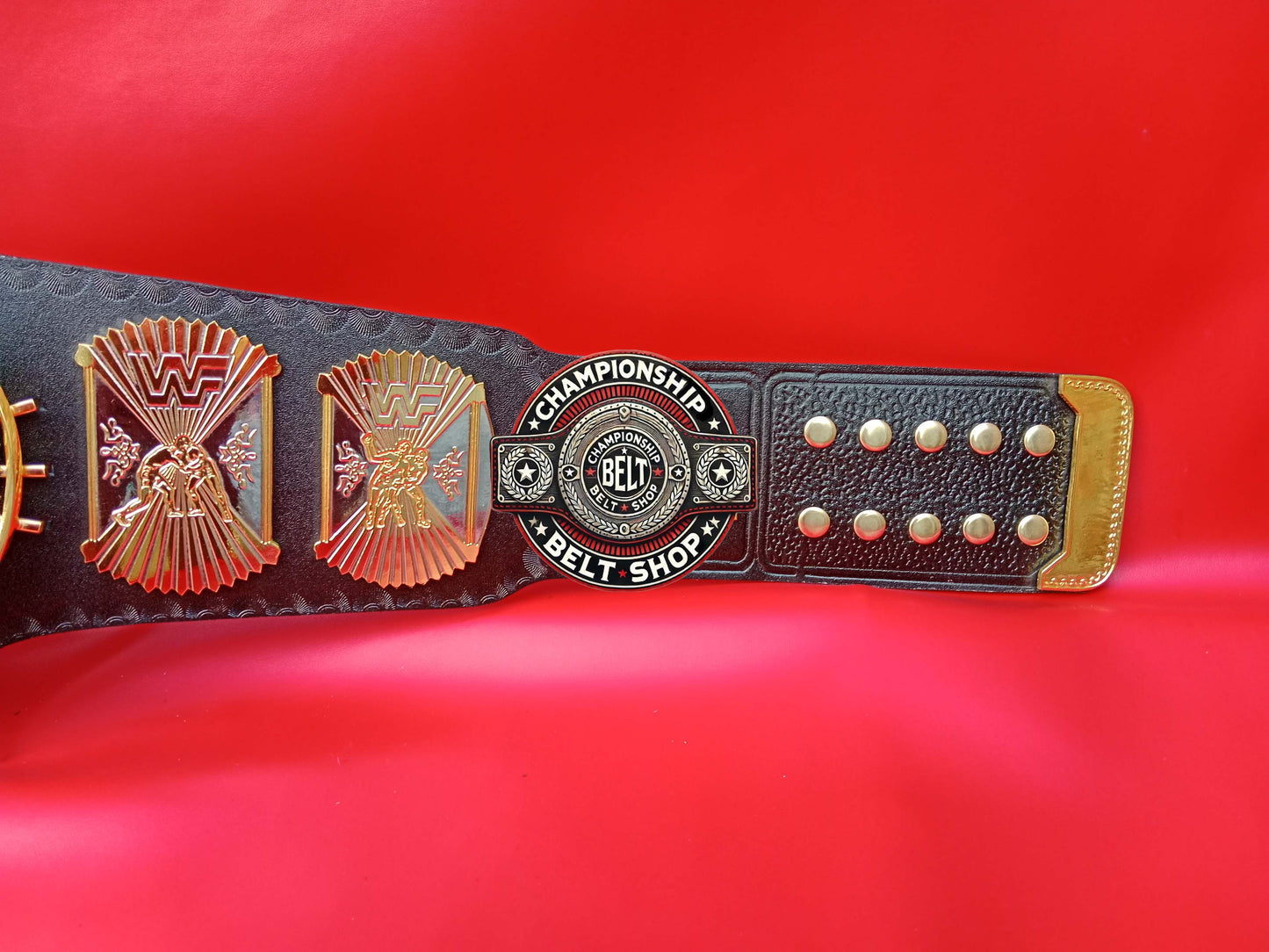WWF Winged Eagle Championship Wrestling Title Belt