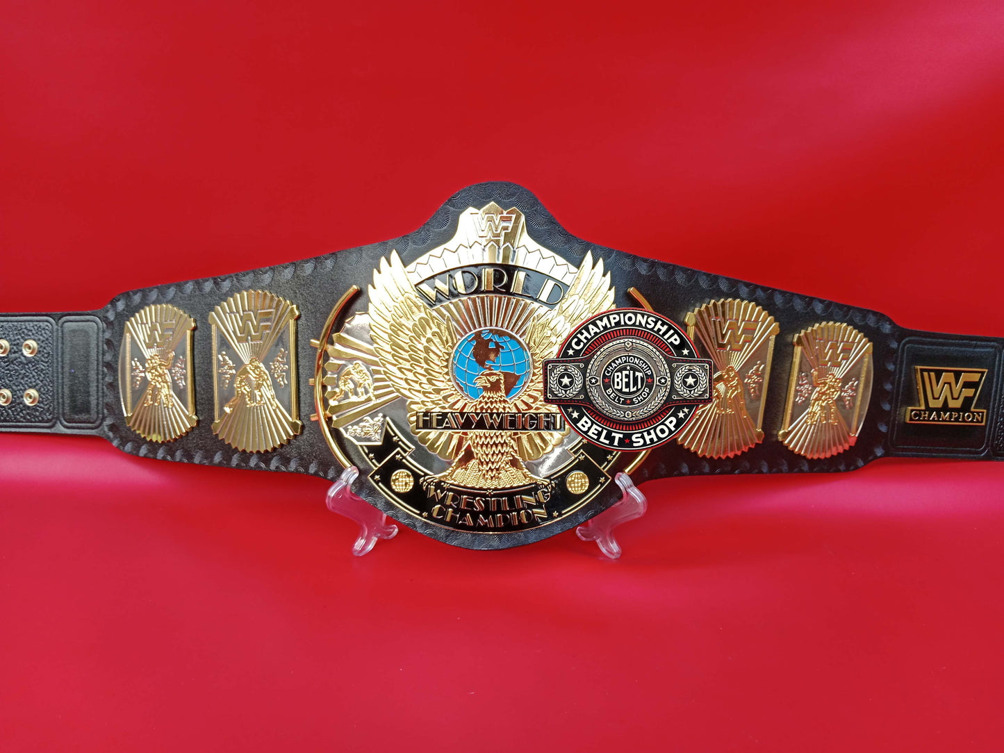 WWF Winged Eagle Championship Wrestling Title Belt