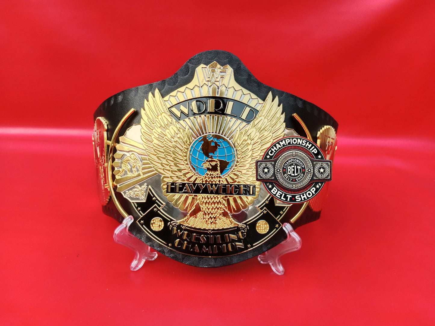WWF Winged Eagle Championship Wrestling Title Belt
