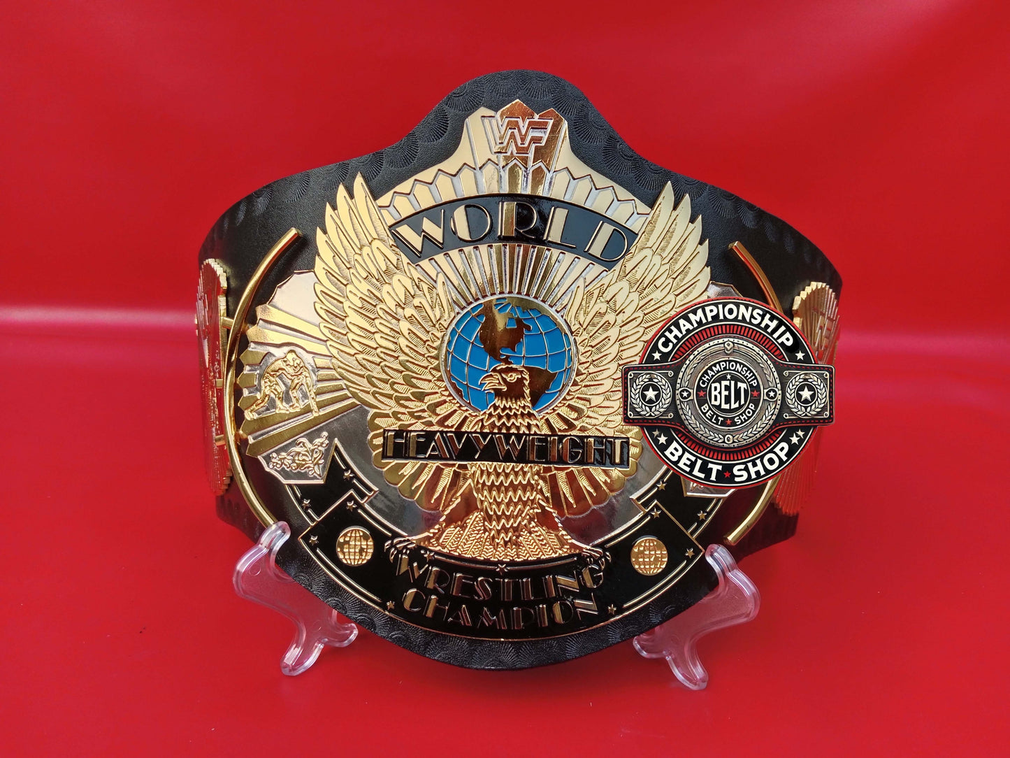 WWF Winged Eagle Championship Wrestling Title Belt