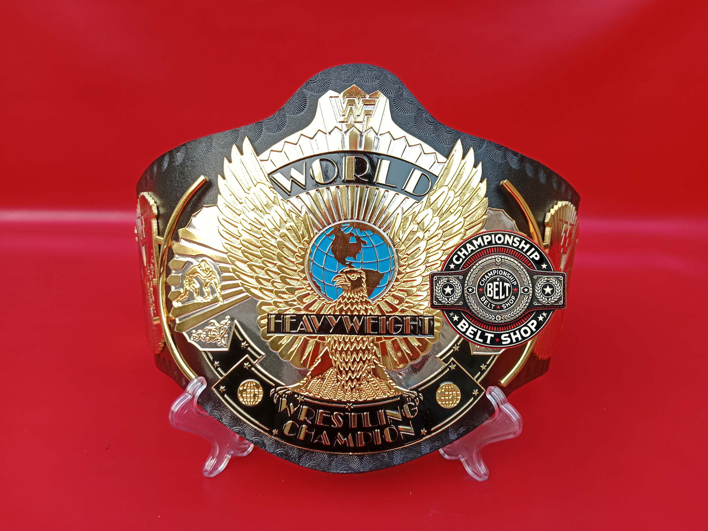 WWF Winged Eagle Championship Wrestling Title Belt