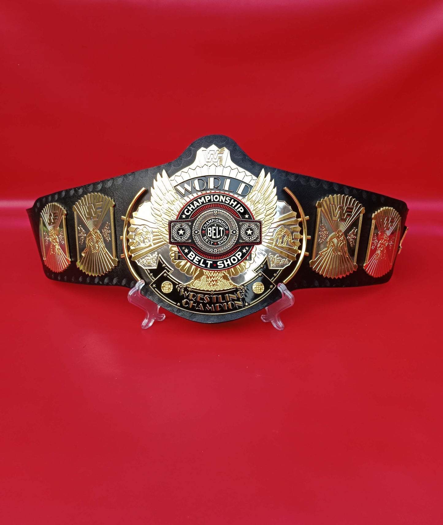 WWF Winged Eagle Championship Wrestling Title Belt
