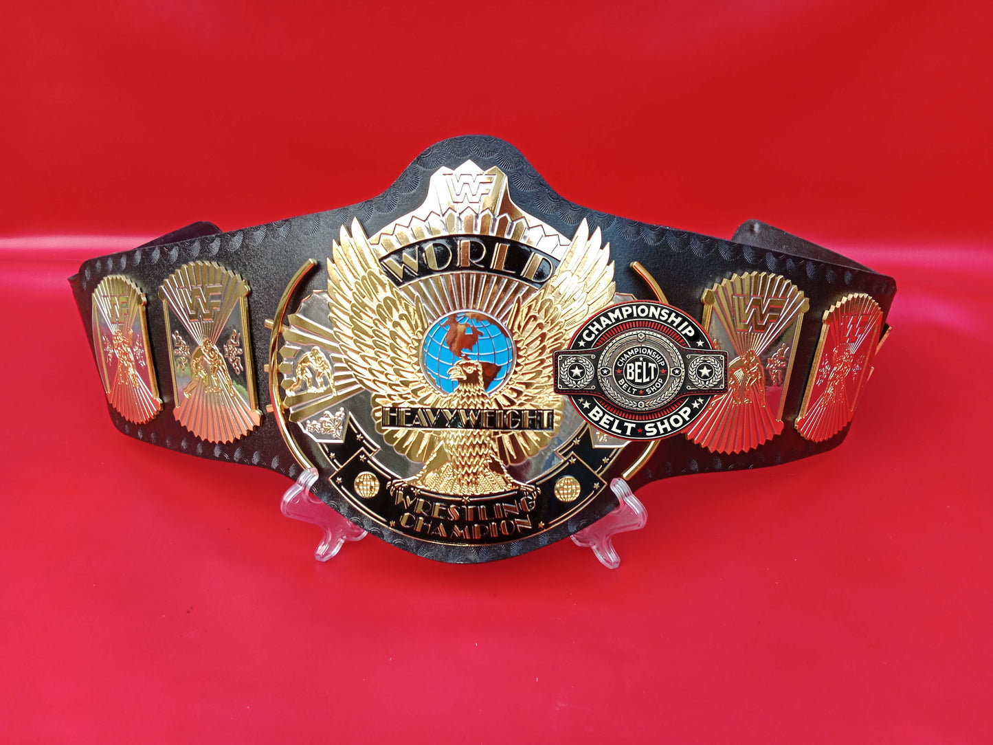 WWF Winged Eagle Championship Wrestling Title Belt